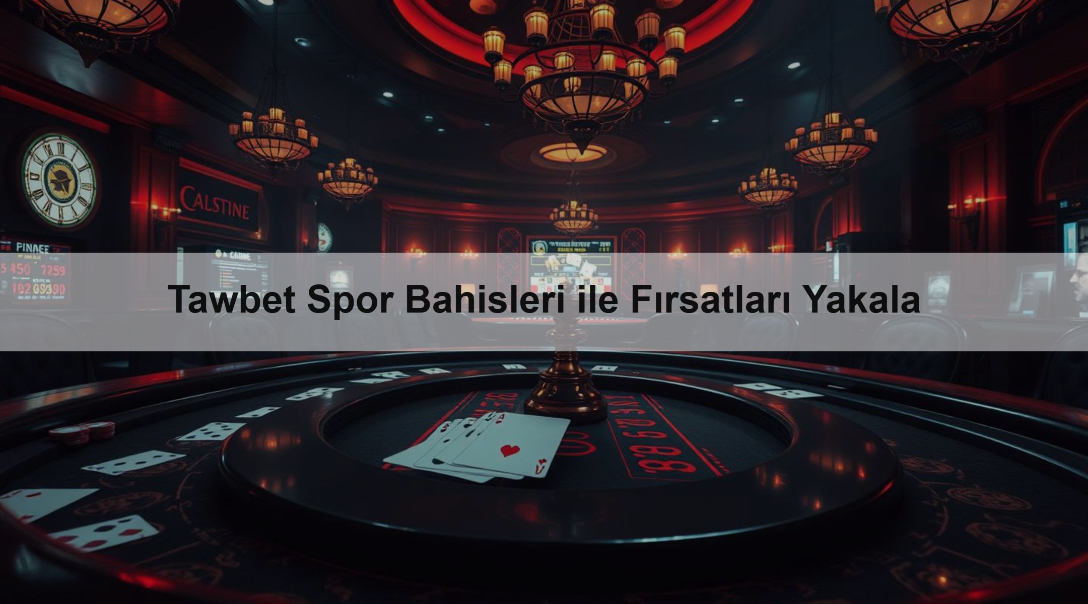 Tawbet Spor Bahisleri ile Fırsatları Yakala